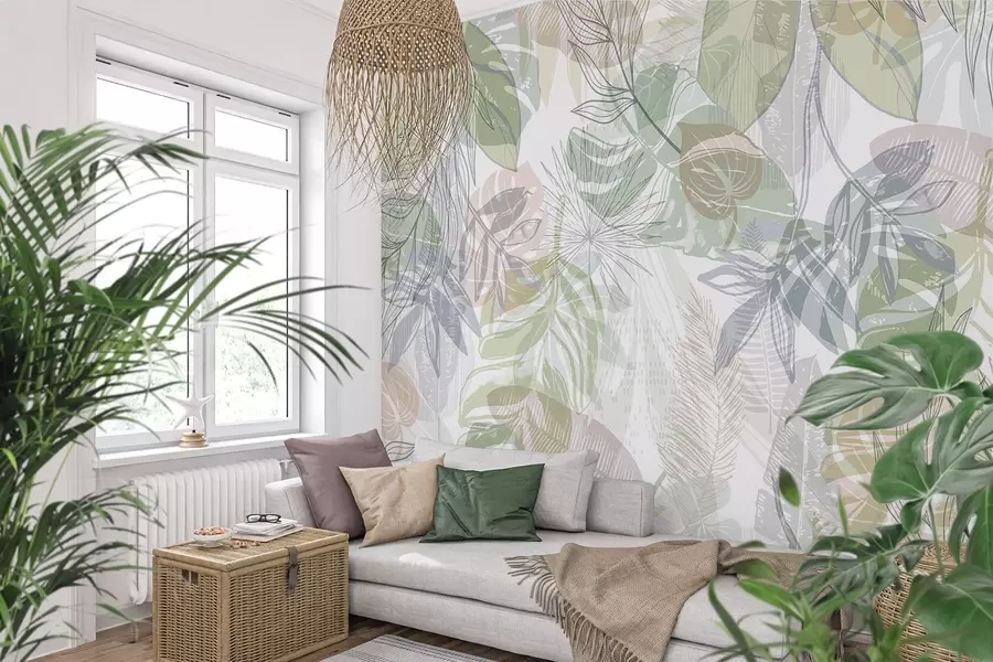 Фототапет Палмови листа w04107