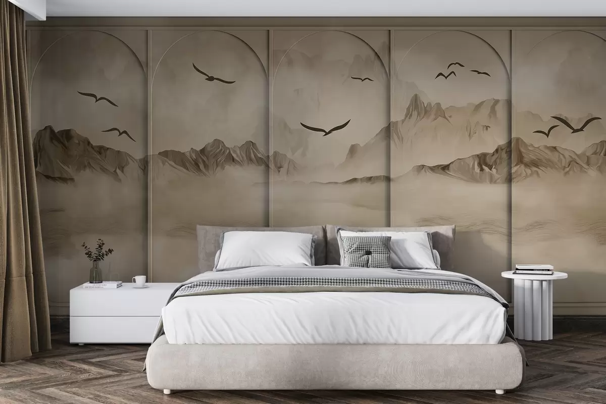 Фототапет Планини чрез панели w04134v1