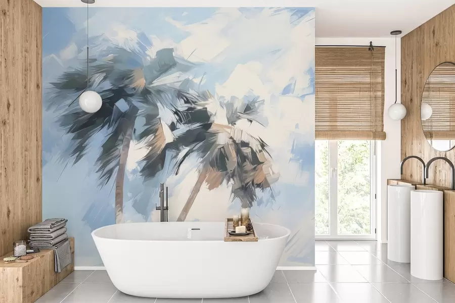 Фототапет Имитация на палмови дървета w04176