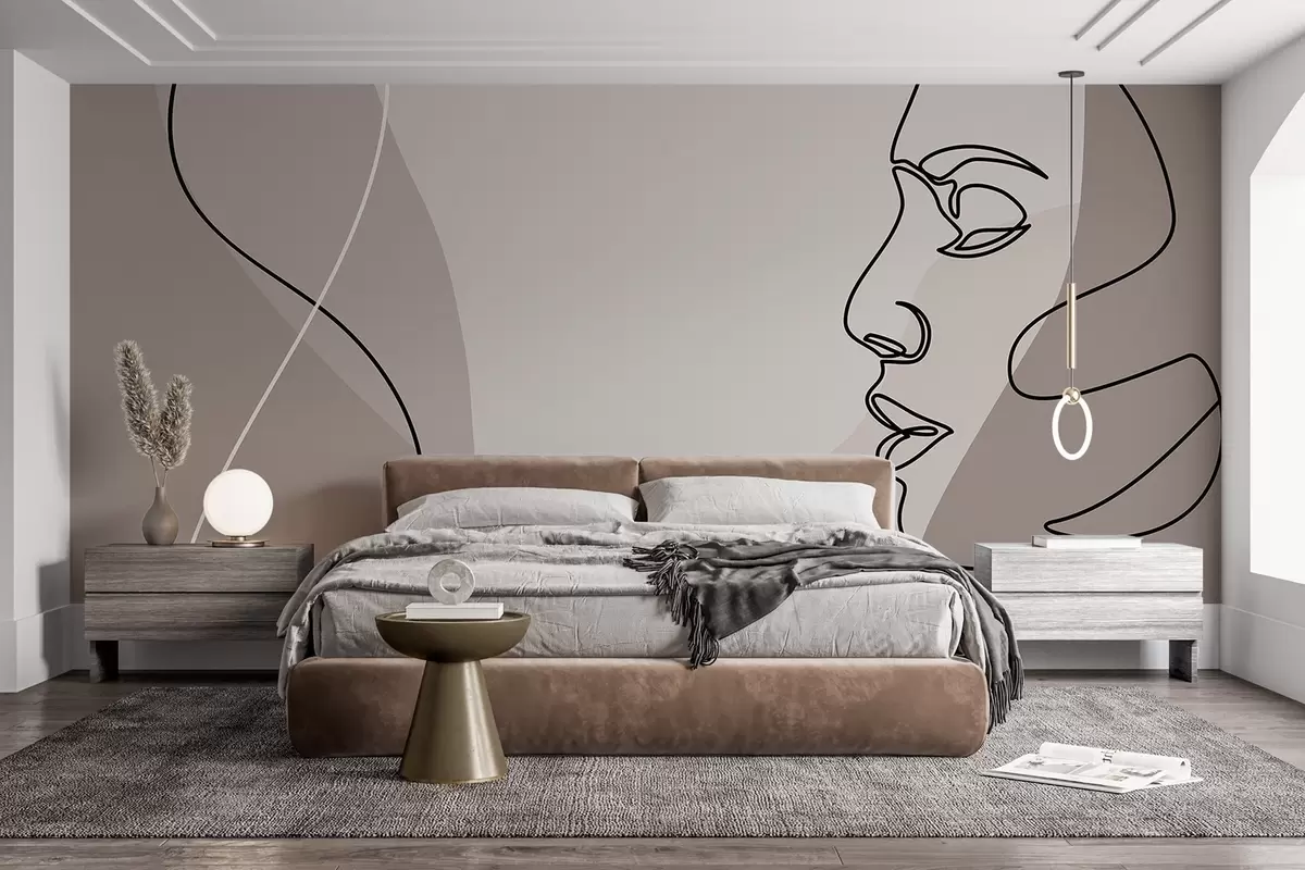 Фототапет Абстрактно лице w09231v3