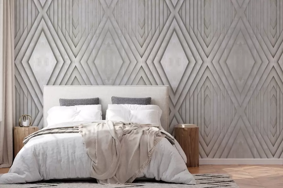 Фототапет имитация на дървени плоскости в бежови цветове w04168