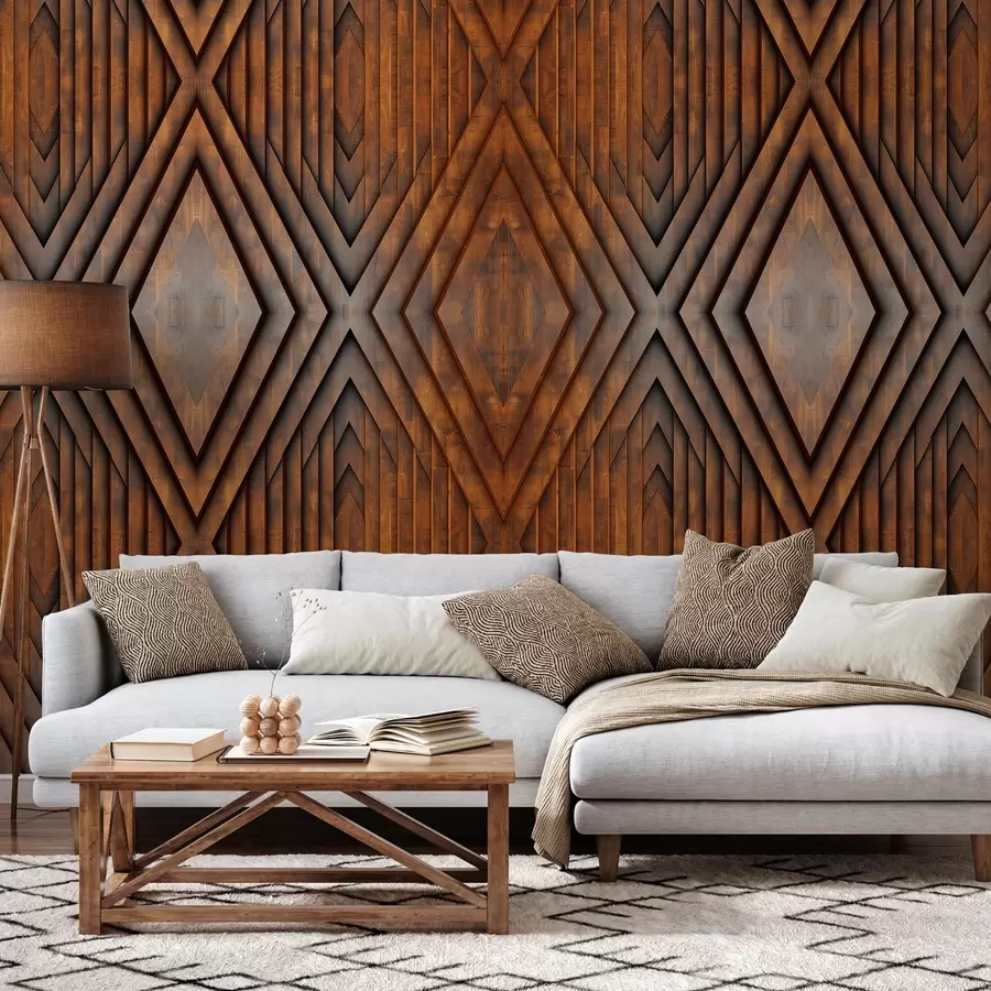 Фототапет имитация на дървени плоскости w04168v1