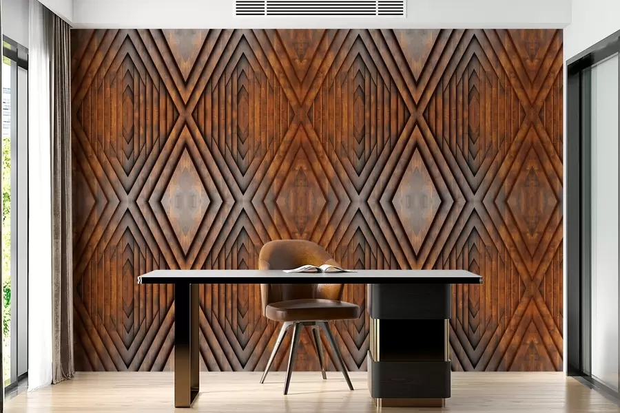 Фототапет имитация на дървени плоскости w04168v1