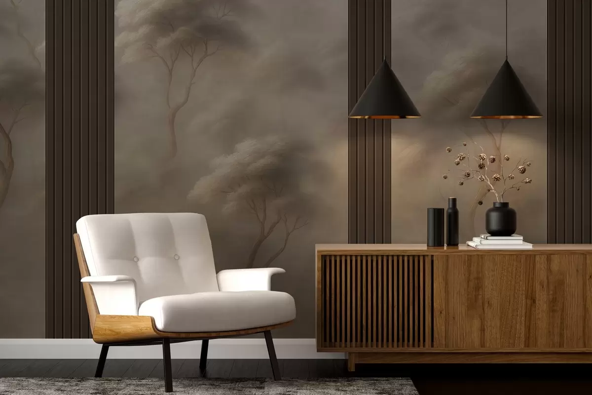 Фототапет Forest Meets Panel Art w04187