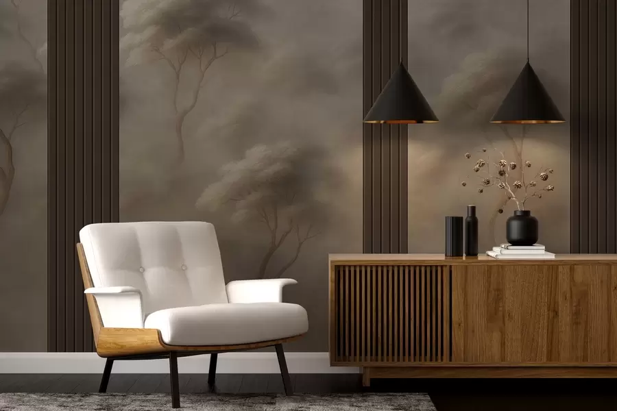 Фототапет Forest Meets Panel Art w04187