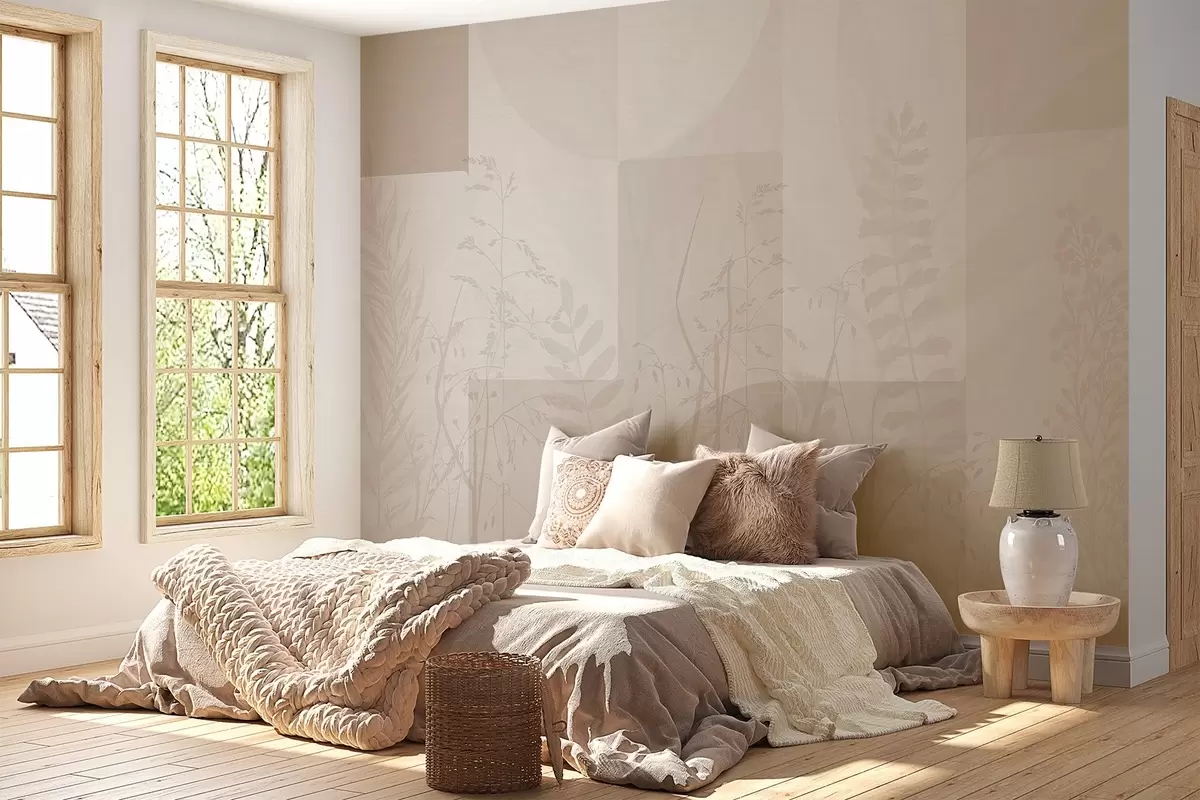 Фототапет Абстракция с растения, геометрия w04240