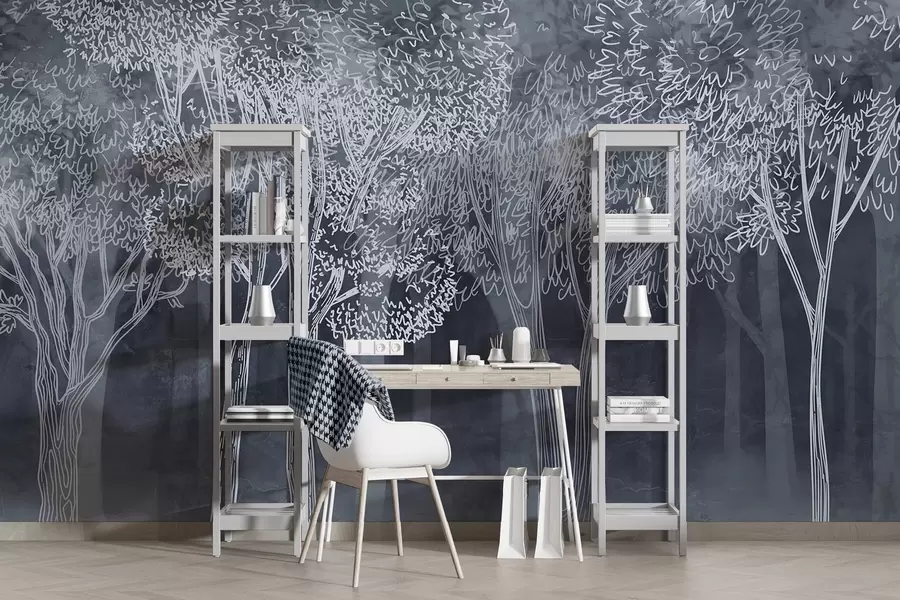 Фототапет Буйни листни дървета w04251v2