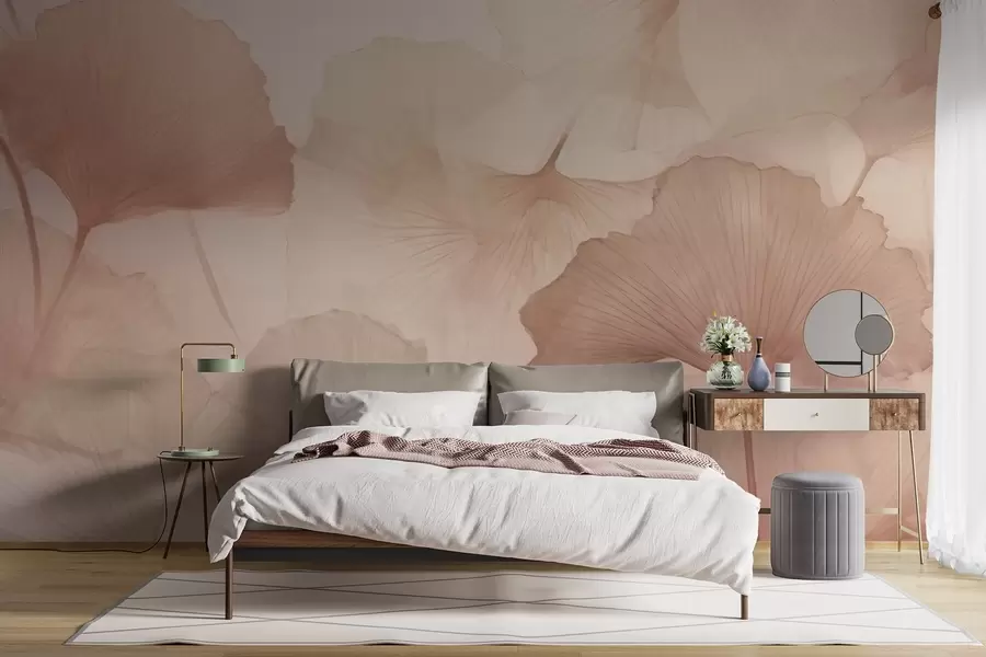 Фототапет Листа от гинко w04280