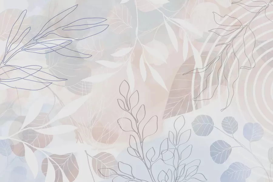 Фототапет Абстрахиране на растения w04297