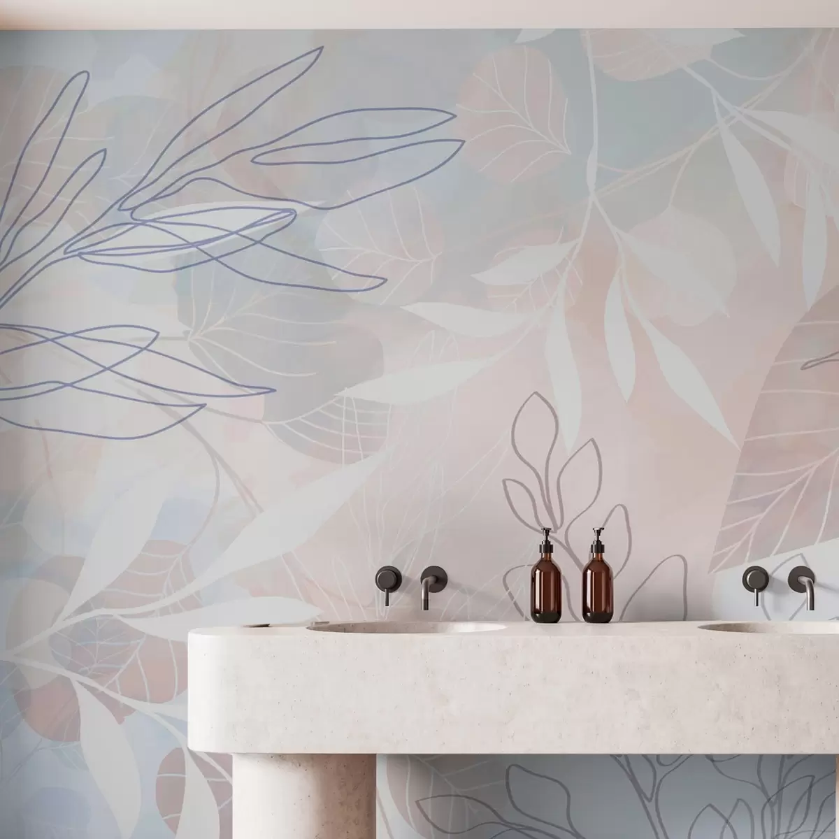 Фототапет Абстрахиране на растения w04297