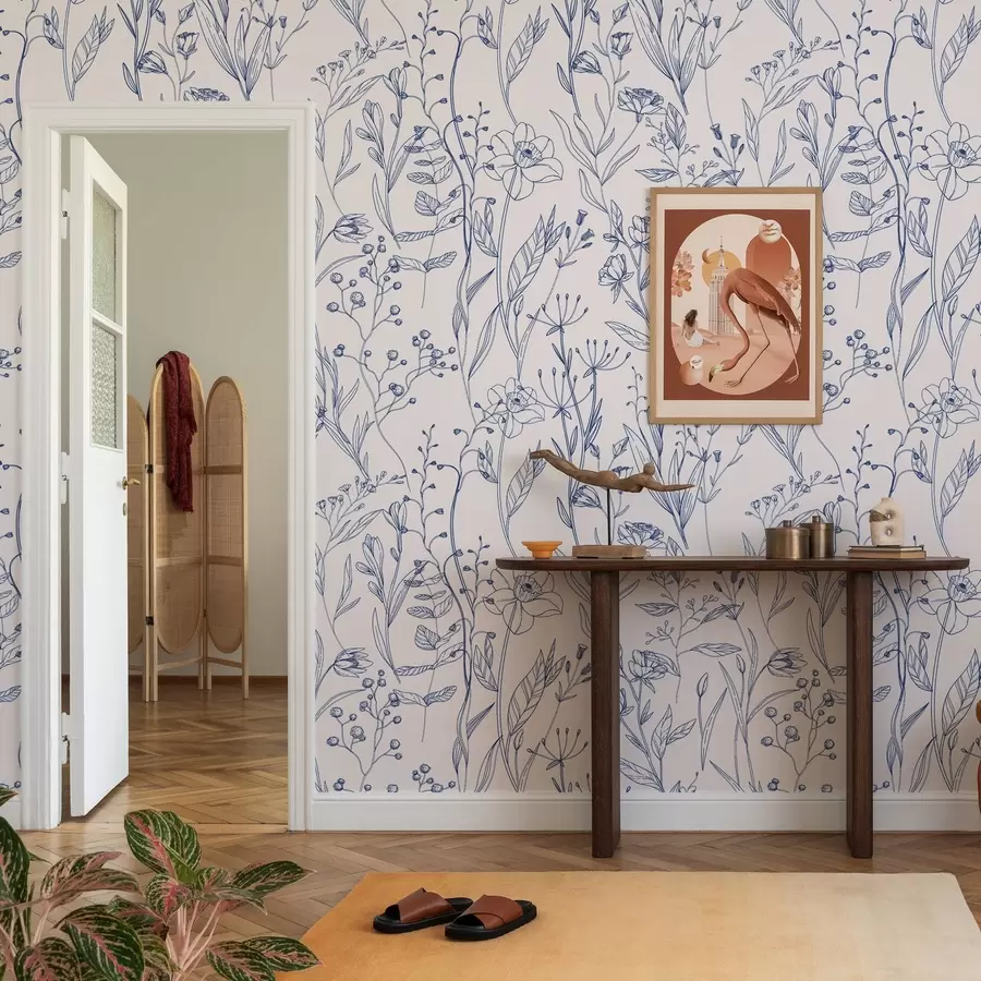 Фототапет Минималистични диви цветя