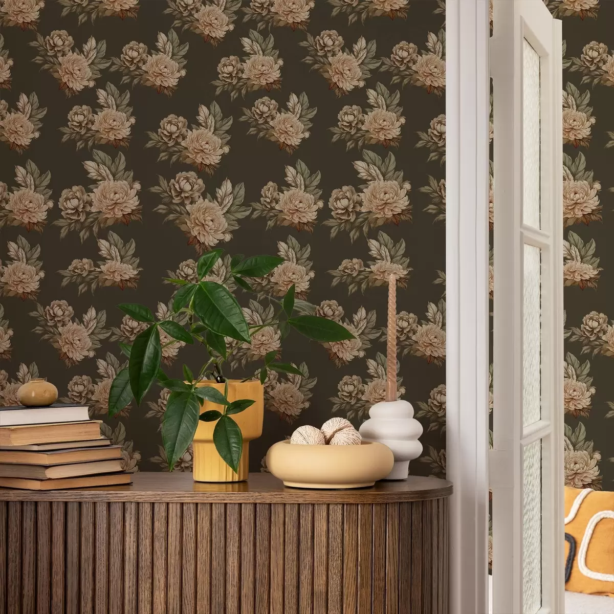 Тапети Ретро рози a00419