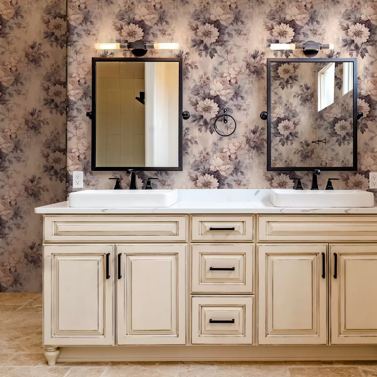 Тапети Реколта акварелни цветя