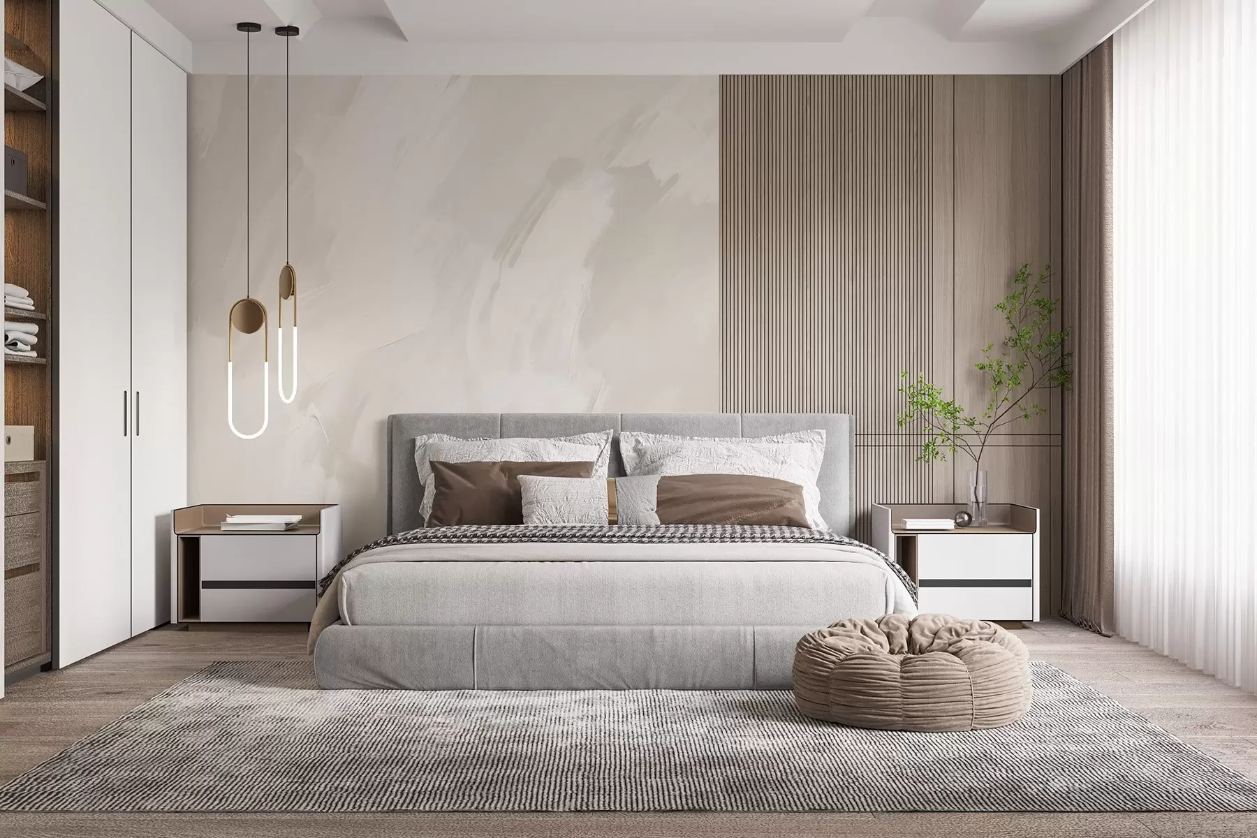 Фототапет Абстрактни щрихи с имитация на износена текстура w04291v2