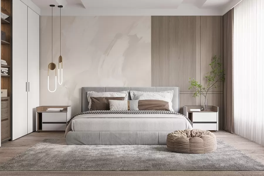 Фототапет Абстрактни щрихи с имитация на износена текстура w04291v2