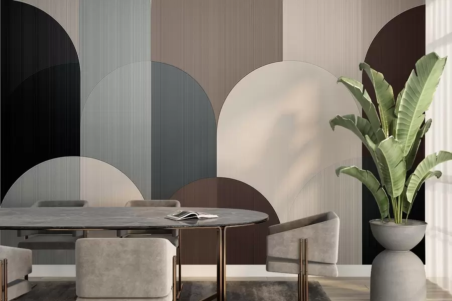 Фототапет Геометрия на сегментираната арка w04215