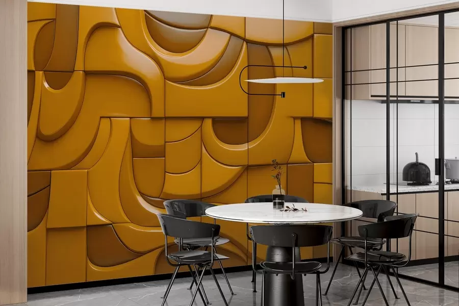 Фототапет Рисувана релефна стена w04321