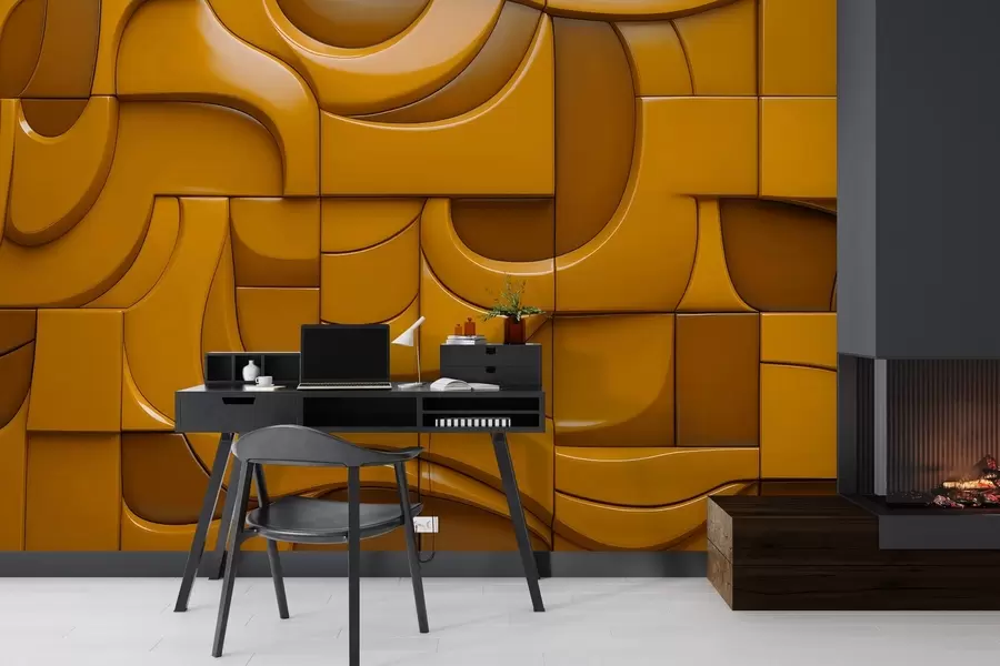 Фототапет Рисувана релефна стена w04321