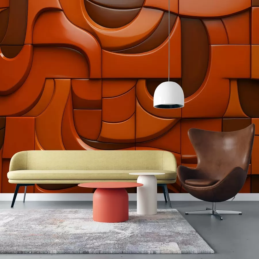 Фототапет Рисувана релефна стена w04321v1