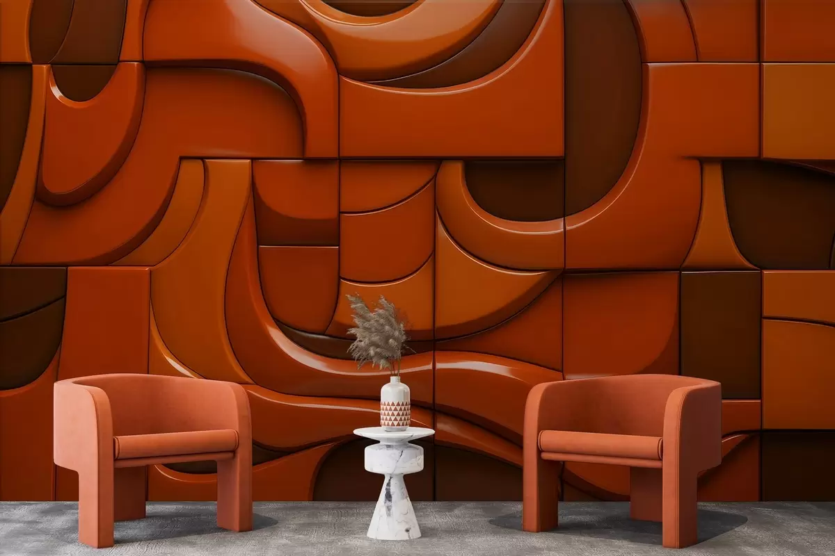 Фототапет Рисувана релефна стена w04321v1