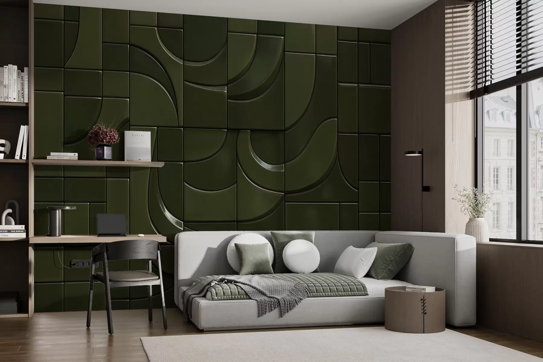 Фототапет Имитация на гланцови панели w04325