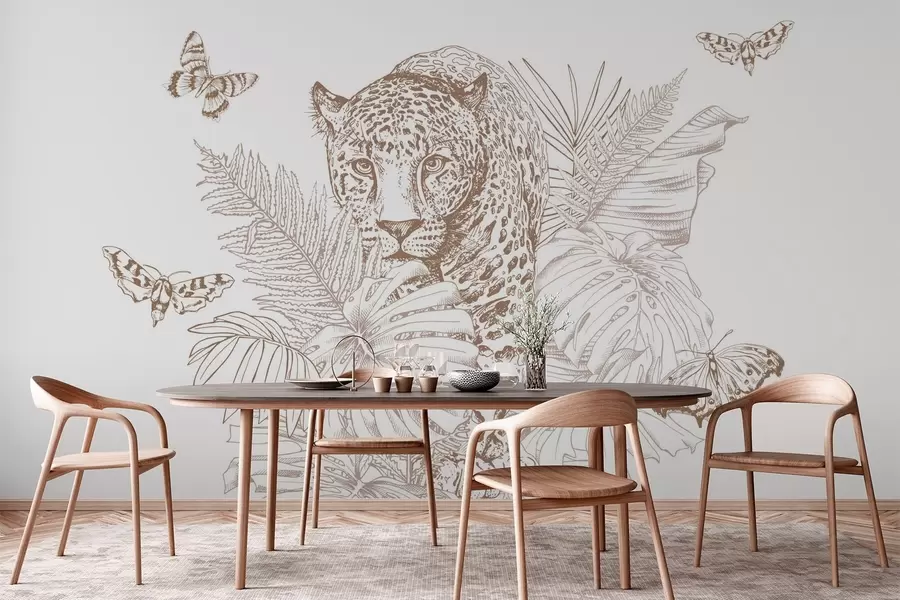 Фототапет Леопард w04358v1