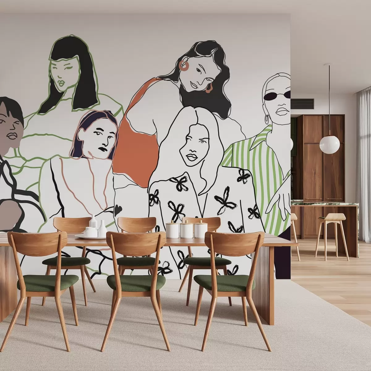 Фототапет Момичета w04359