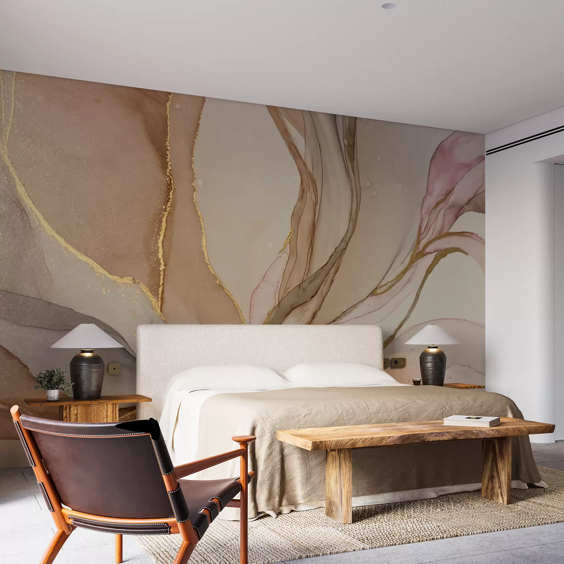 Фототапет Течни бои, мраморен ефект u71828