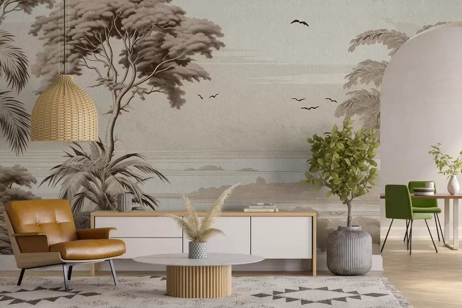 Фототапет Дървета на хоризонта w04363