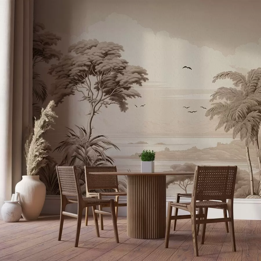 Фототапет Дървета на хоризонта w04363