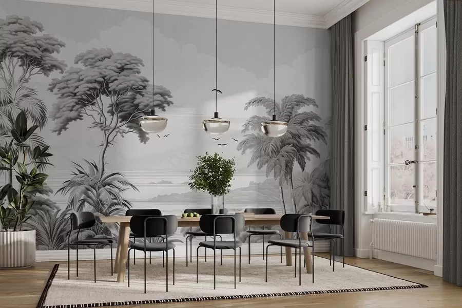 Фототапет Дървета на хоризонта w04363v1