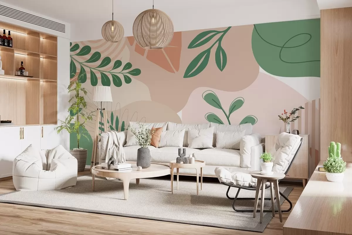 Фототапет Абстракция, листа w04366v1