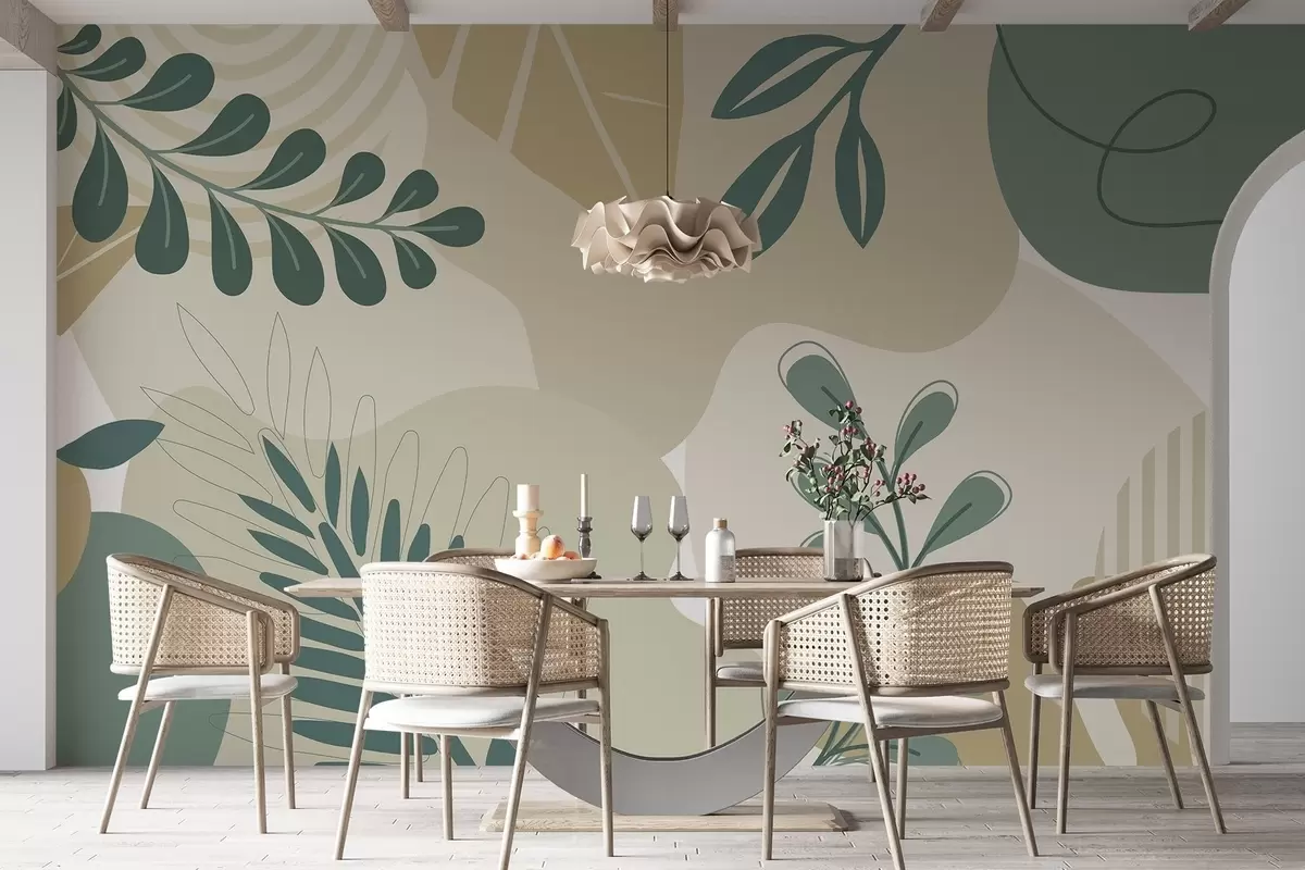 Фототапет Абстракция, листа w04366v2