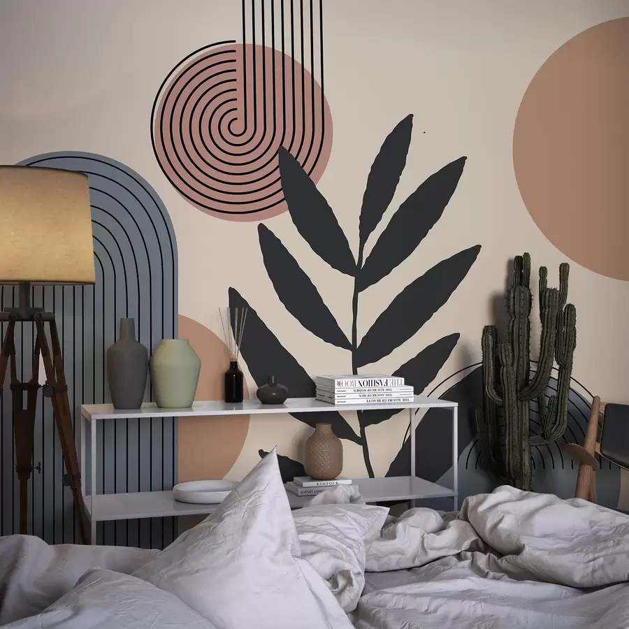 Фототапет Геометрични листа w04385