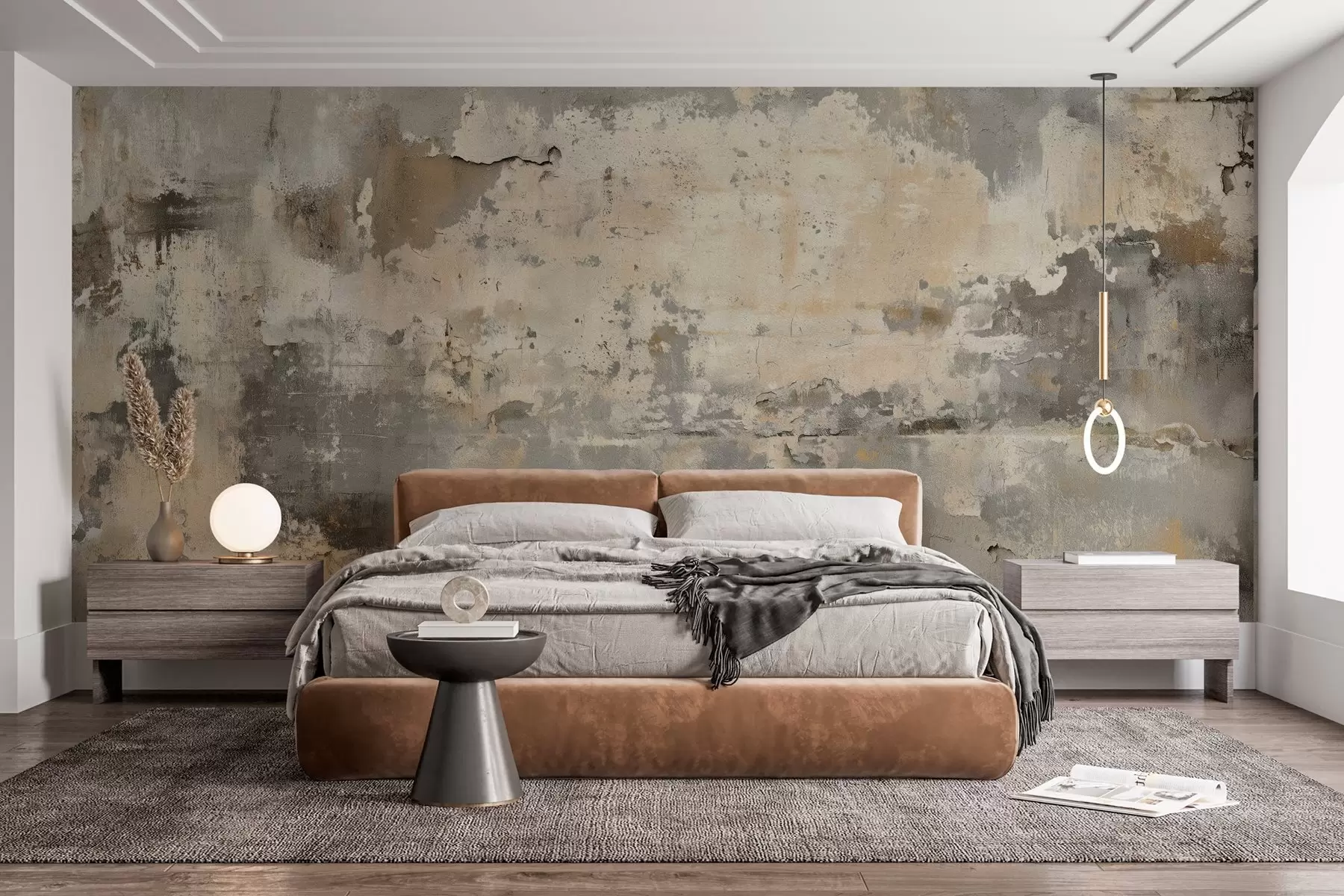 Фототапет имитация на текстурирана стара стена w04311