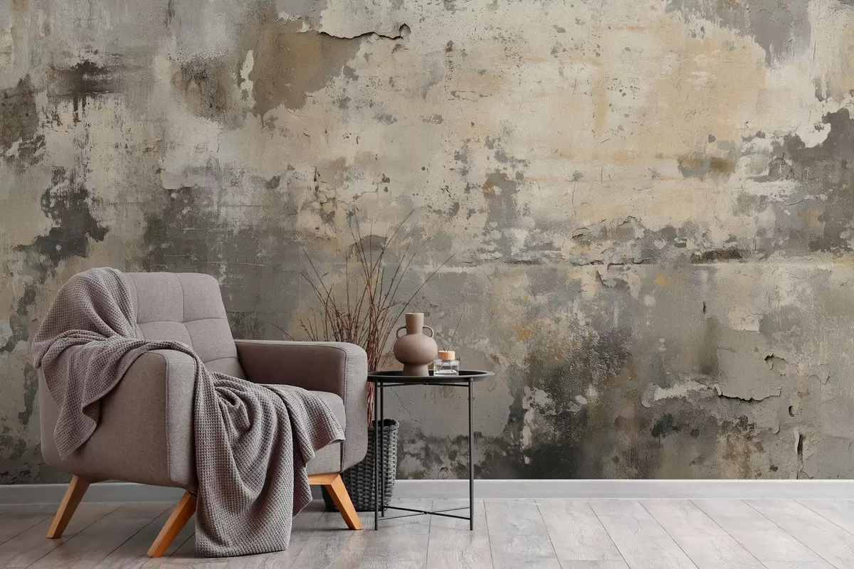 Фототапет имитация на текстурирана стара стена w04311