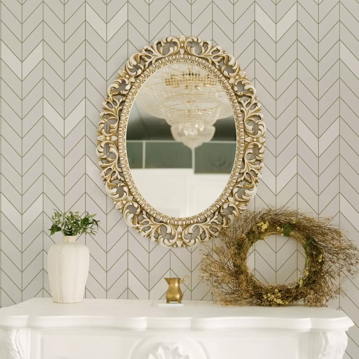 Тапети Геометричен модел с тънки линии a00487