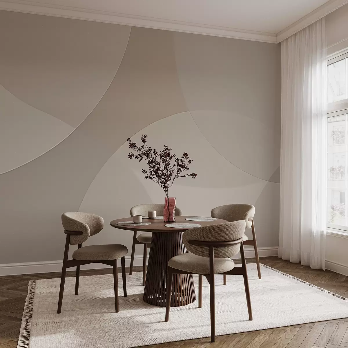 Фототапет Абстрактни кръгове w04439