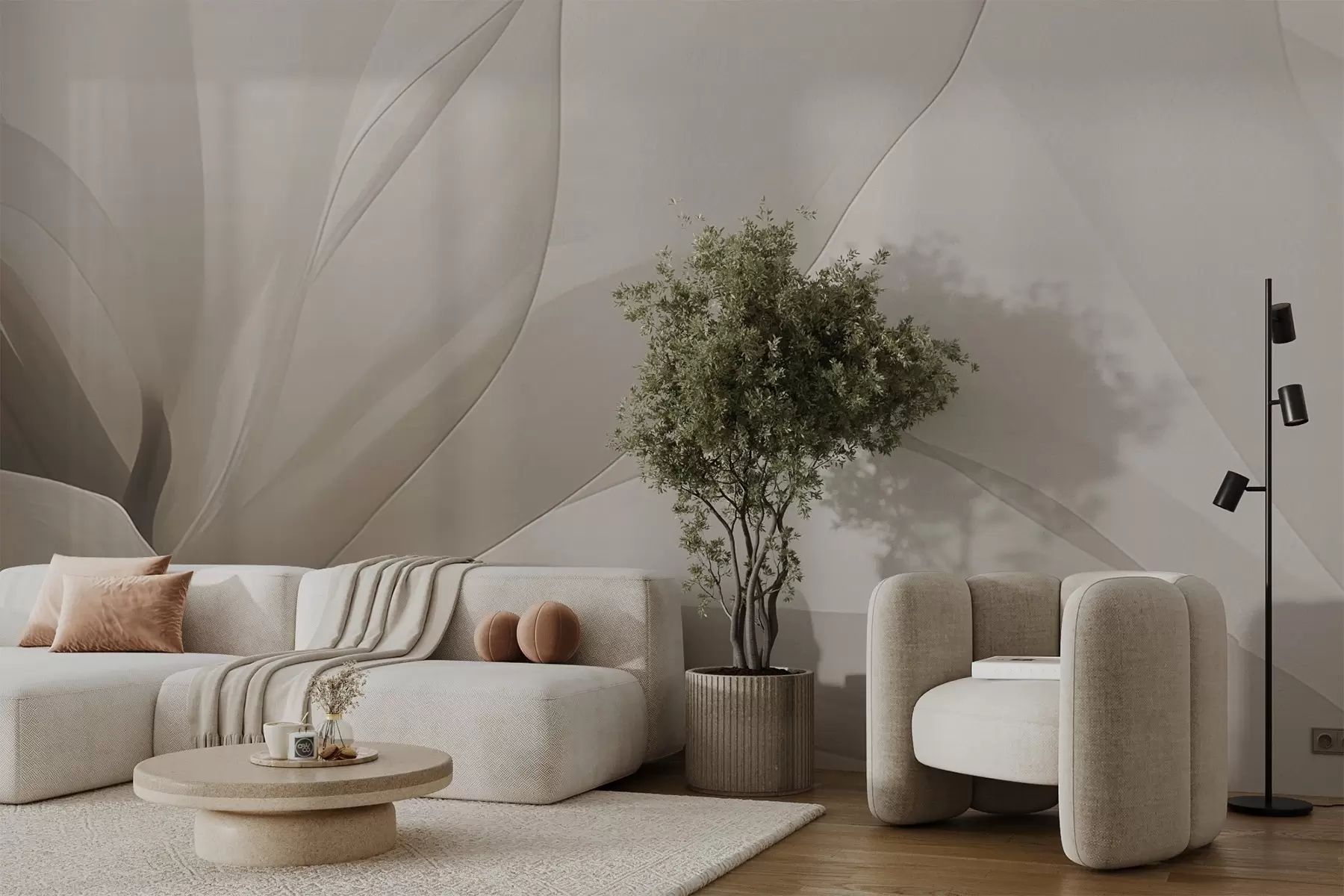 Фототапет Абстрактно цвете w04435