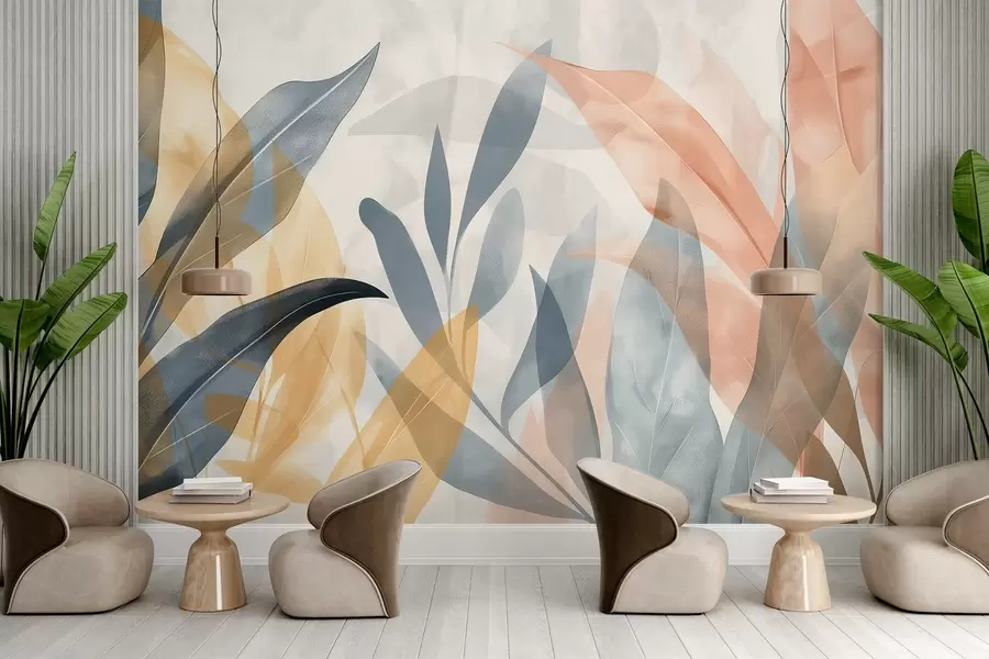 Фототапет Цветни листа w04483