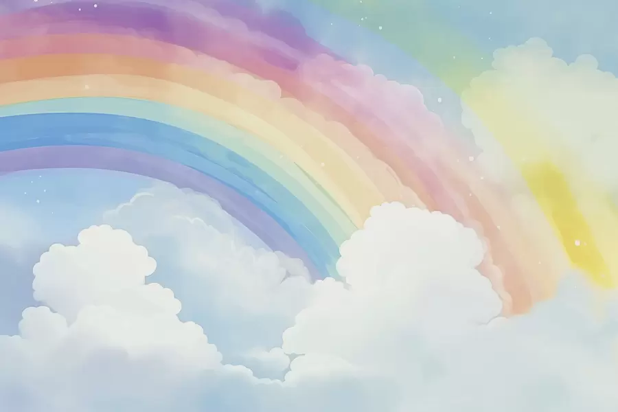 Фототапет Дъга в небето w04487