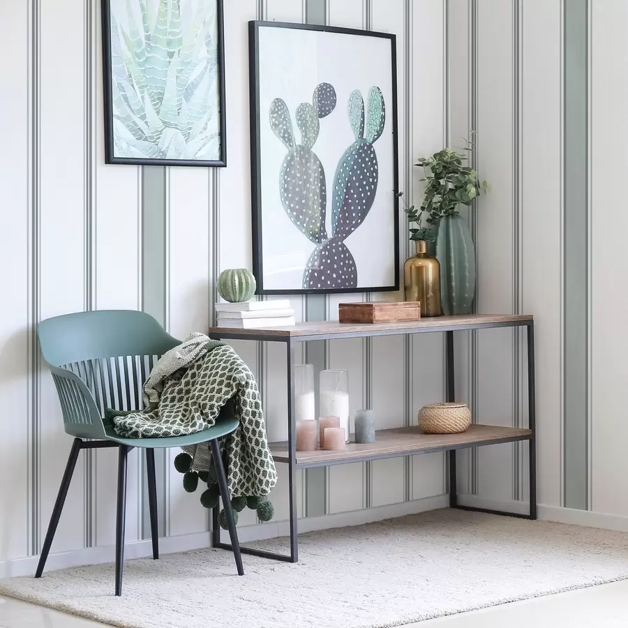 Фототапет Широки ивици в сиво-синя палитра a00516