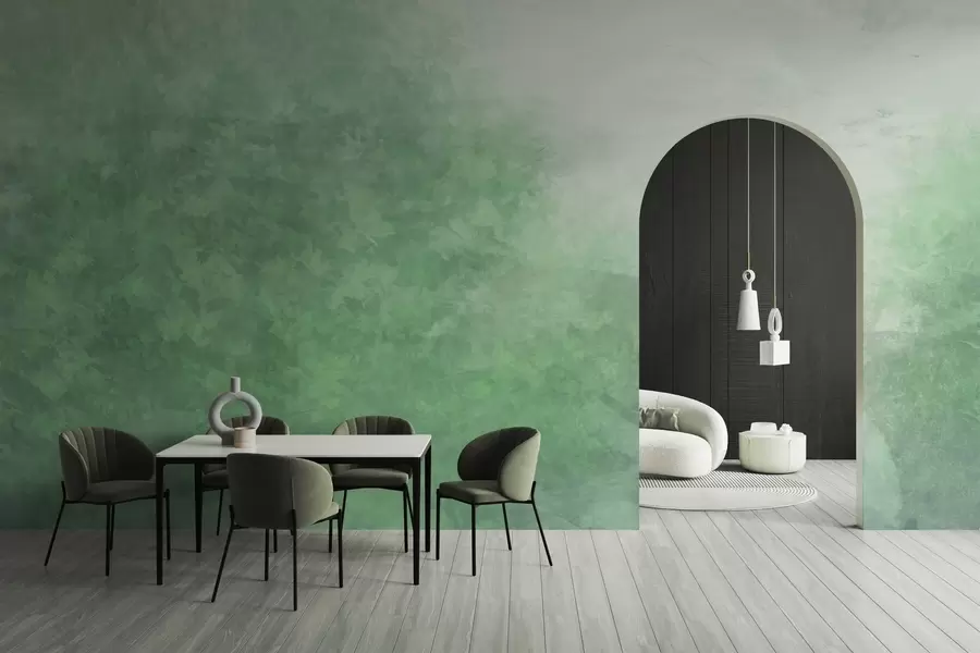 Фототапет Имитация на листа върху бетонна стена w04468v2