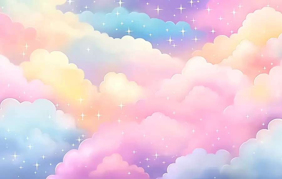 Фототапет Облаци със звезди w04585