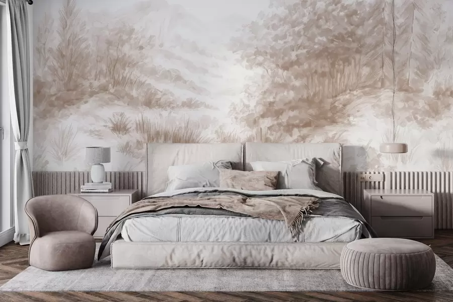 Фототапет Цветни контури w04572v1