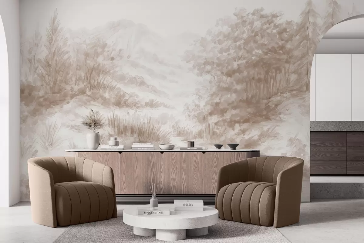 Фототапет Цветни контури w04572v1