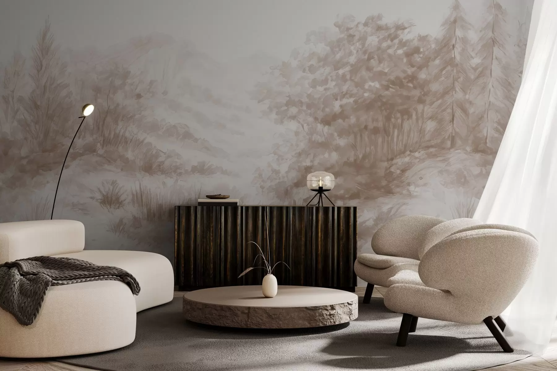 Фототапет Цветни контури w04572v1