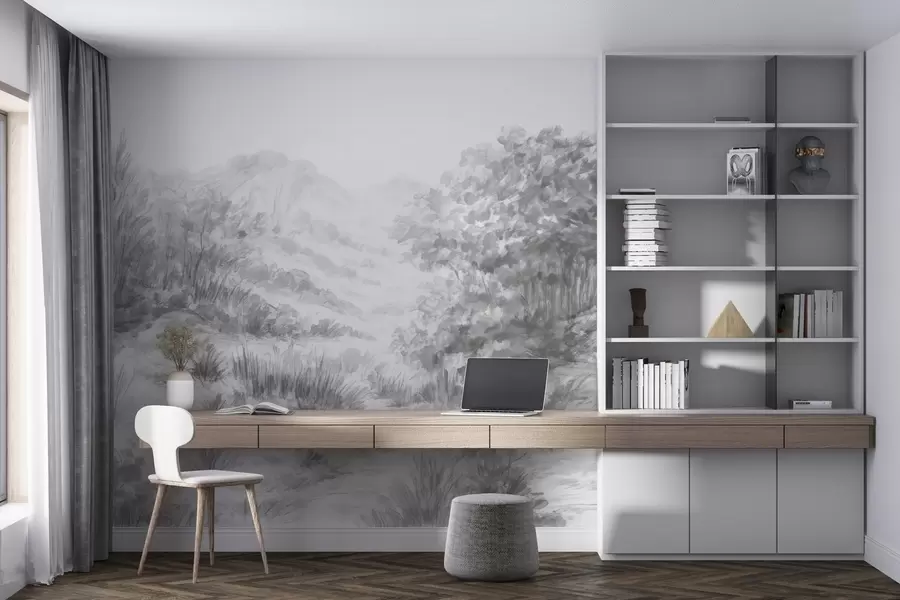 Фототапет Цветни контури w04572v2