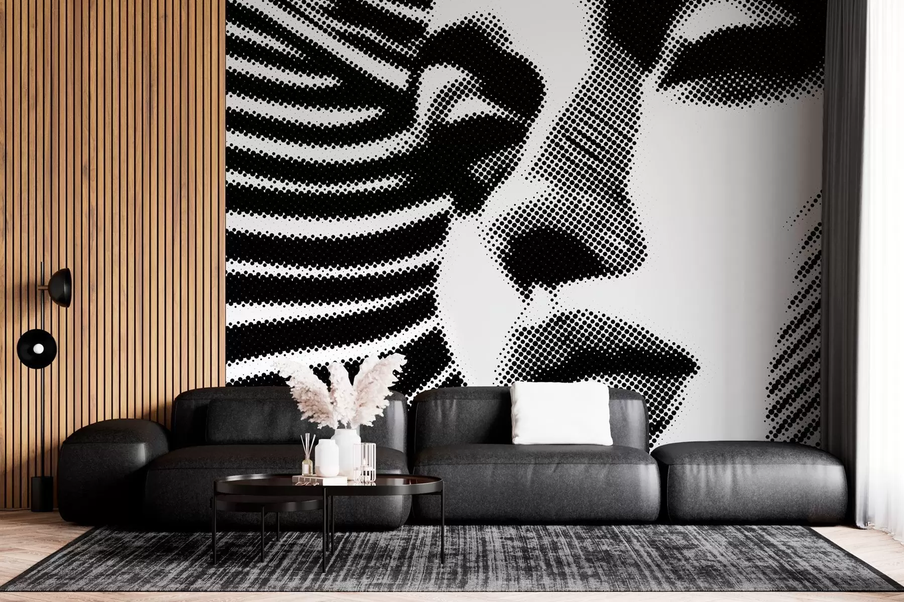 Фототапет Лице на жена в стил поп арт w04504