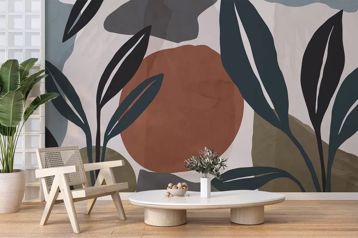 Фототапет Абстрактна ботаника w04592